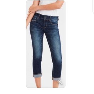 AE Outfitters Cropped Artist Jeans, sz 4 Regular